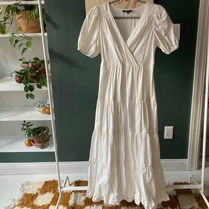 Nastygal Midi White Dress